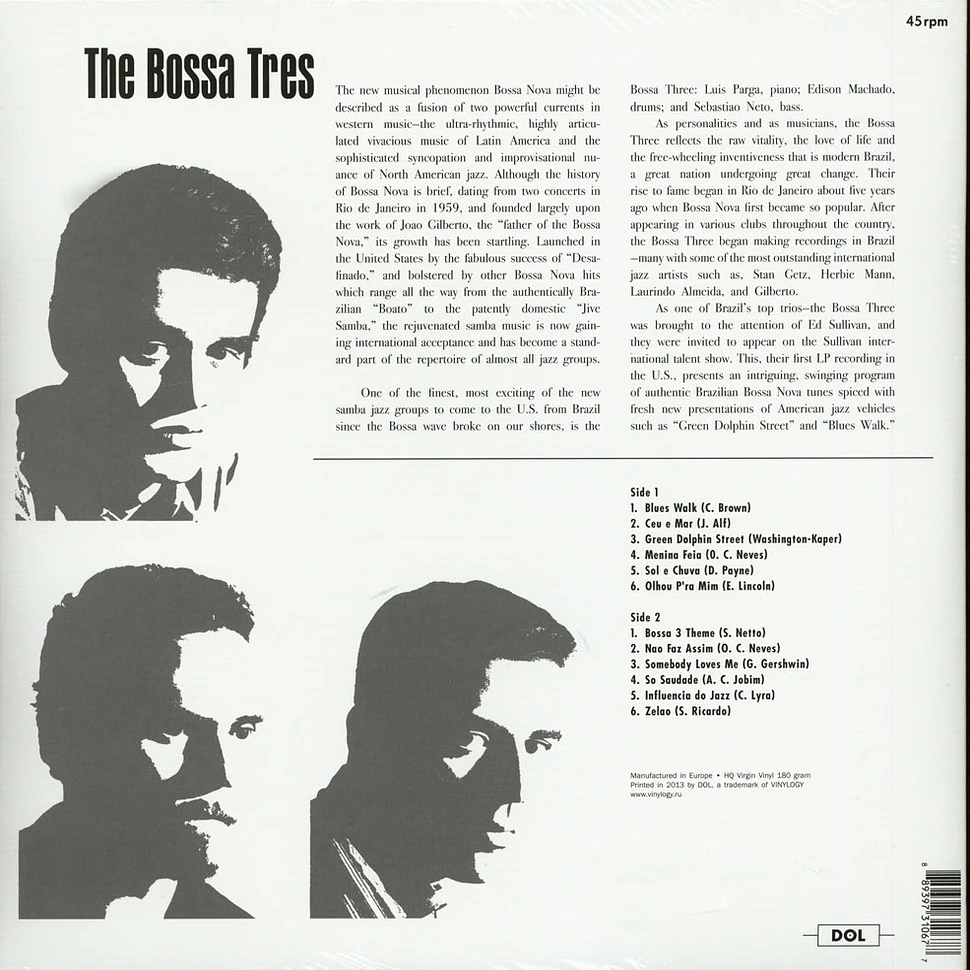 Bossa Tres - The Bossa Tres Gatefold Sleeve Edition