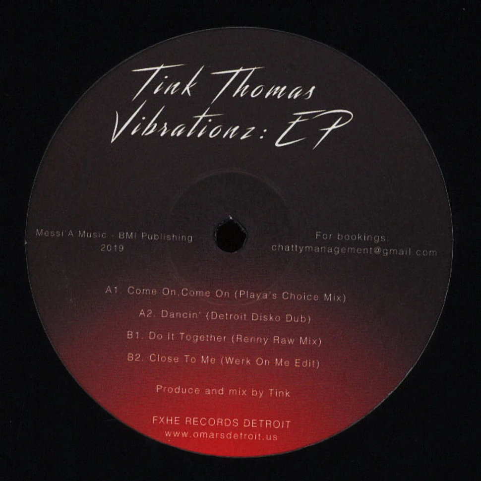 Tink Thomas - Vabrationz EP