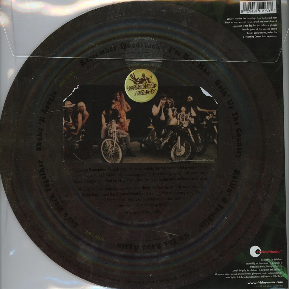 Canned Heat - Remember Woodstock Record Store Day 2019 Edition