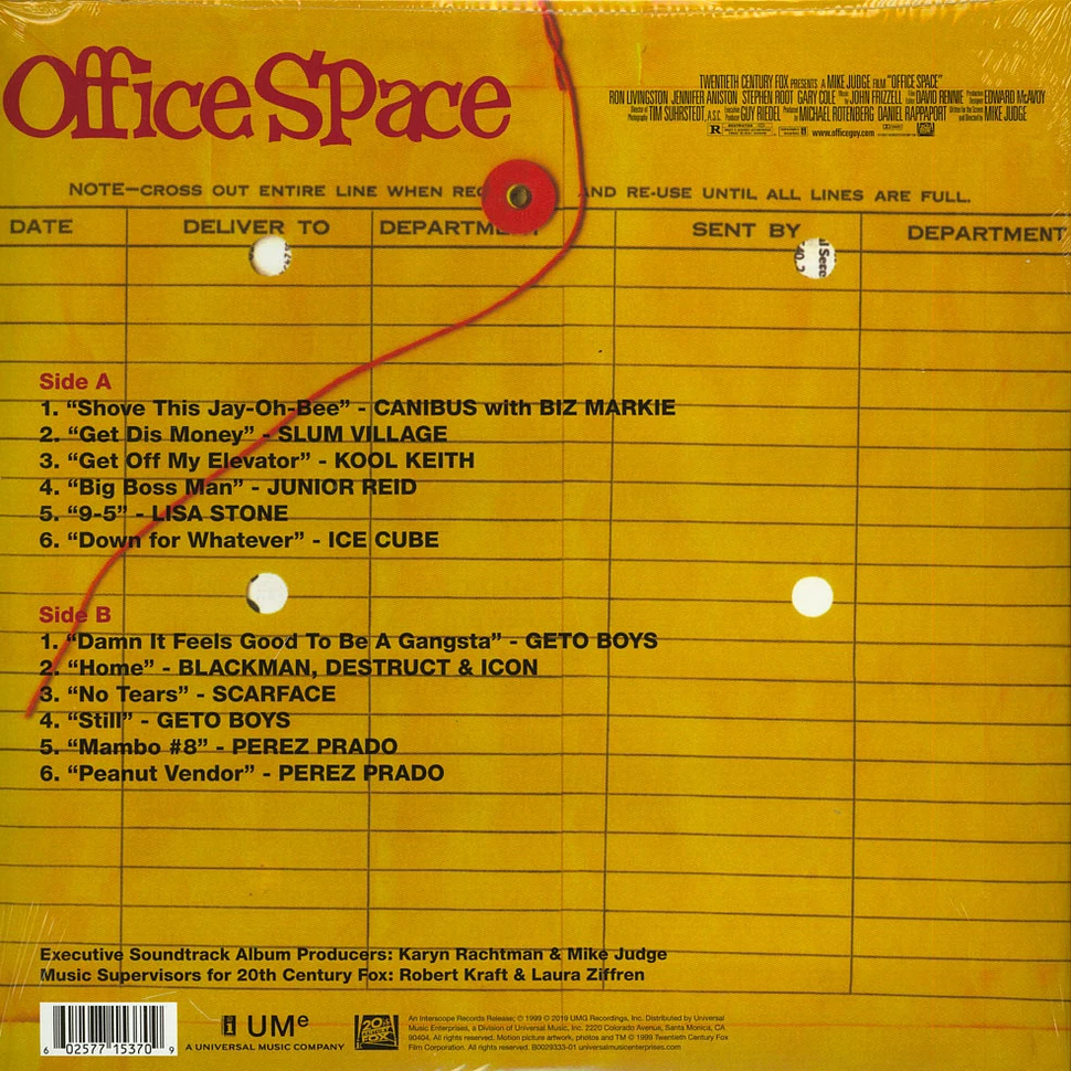 V.A. - OST Office Space Record Store Day 2019 Edition