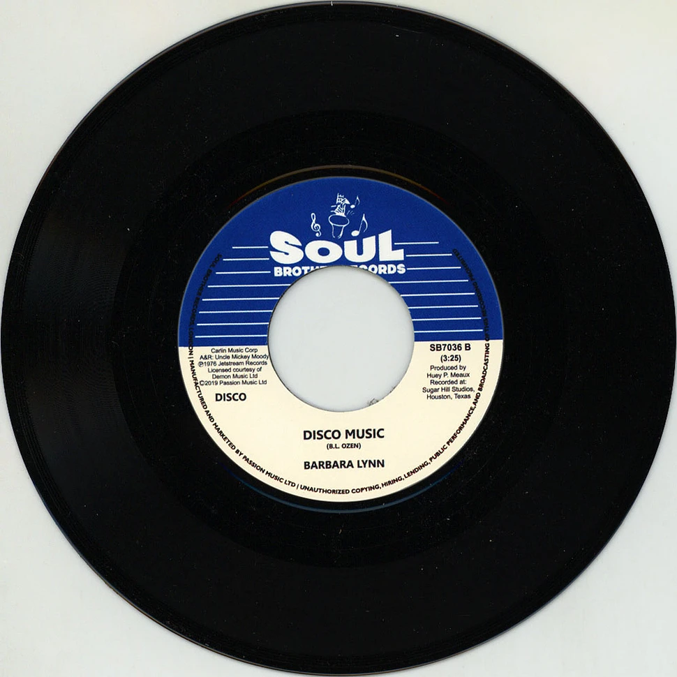Barbara Lynn - Movin' On A Groove / Disco Music