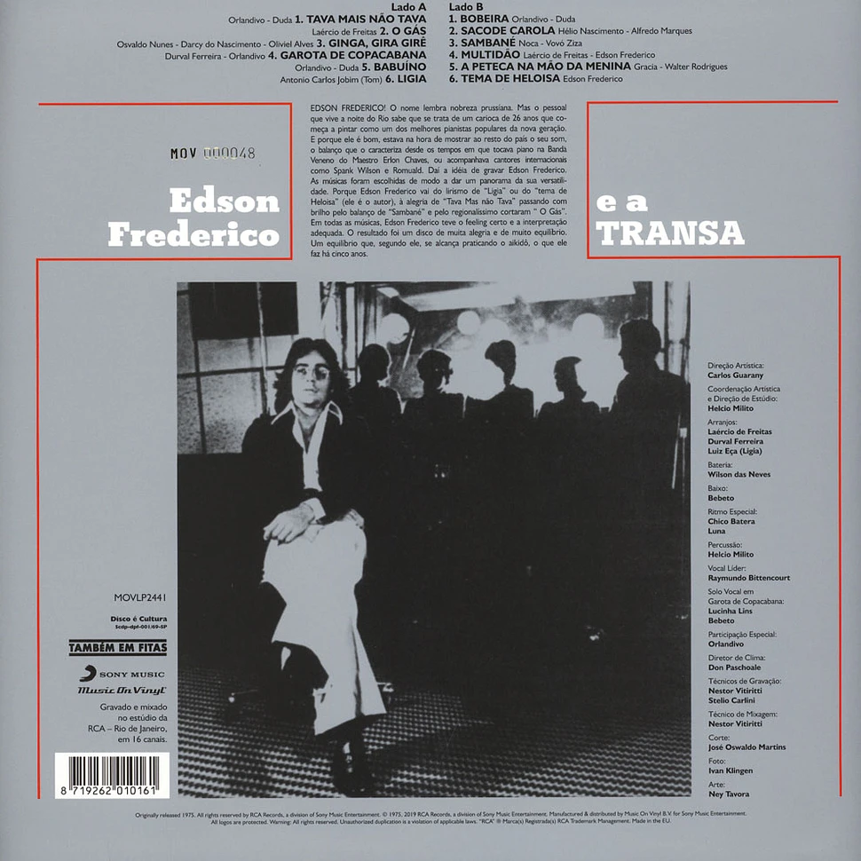 Edson Frederico - Edson Frederico Colored Vinyl Edition