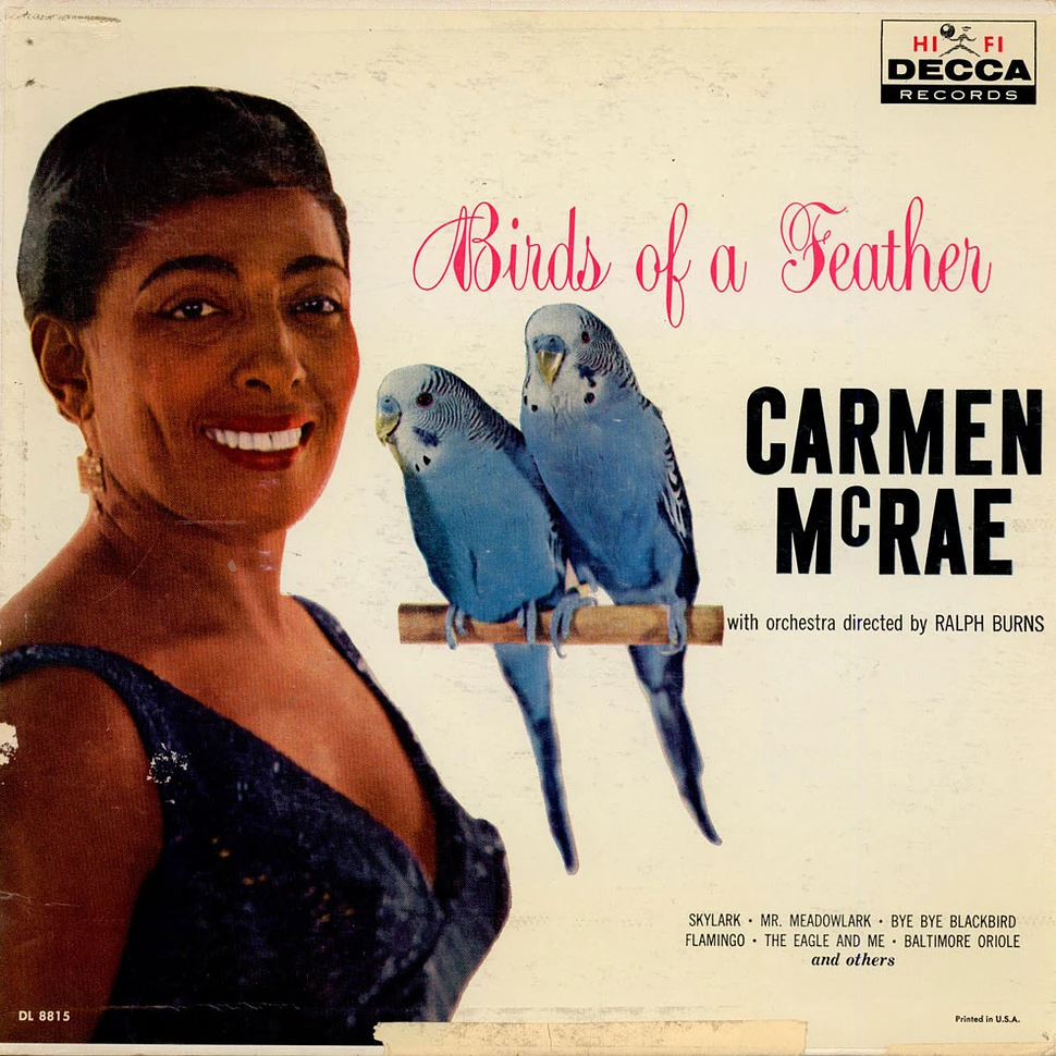Carmen McRae - Birds Of A Feather