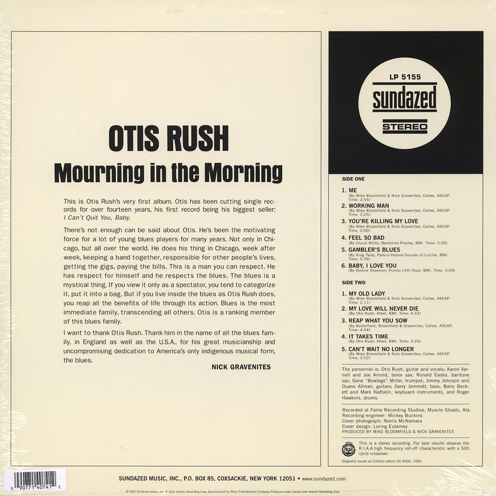 Otis Rush - Mourning In The Morning