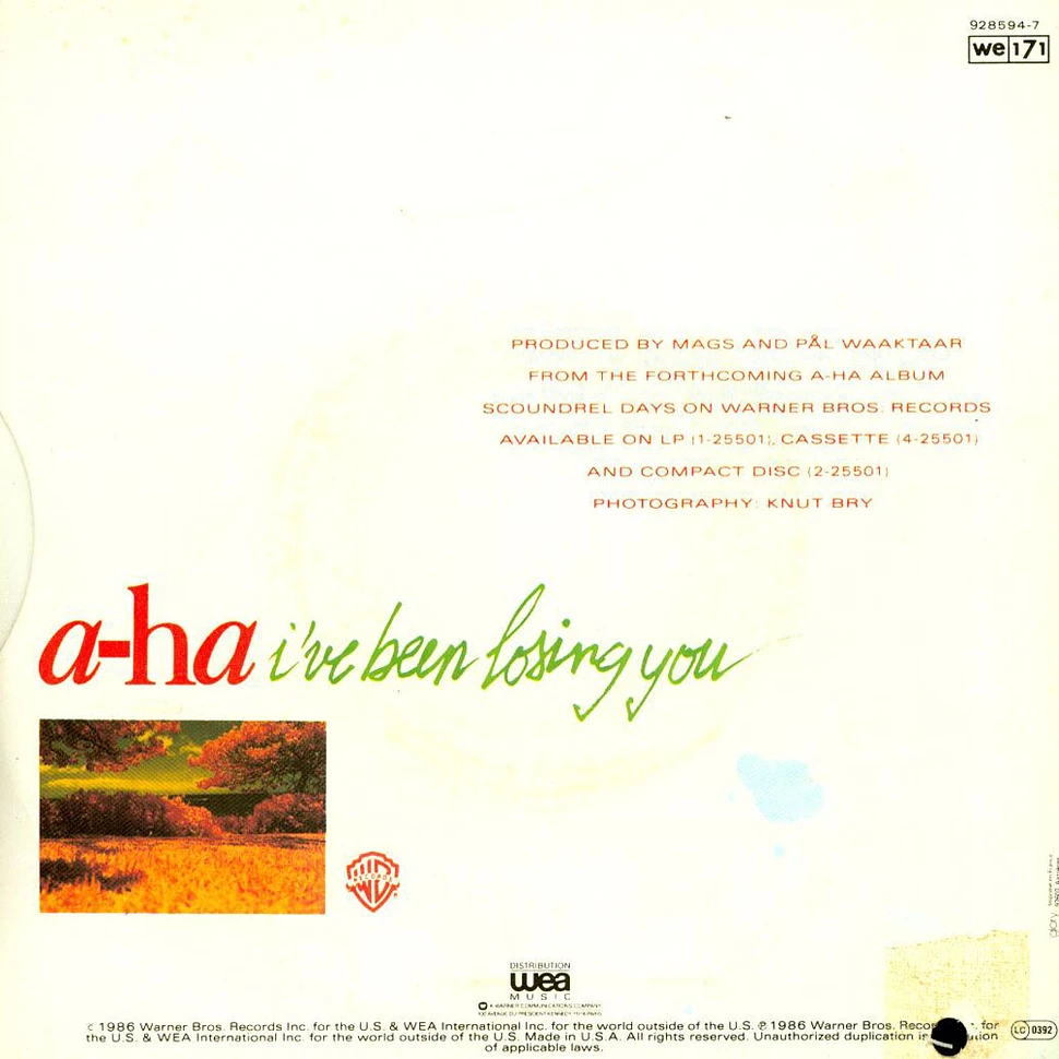 a-ha - I've Been Losing You