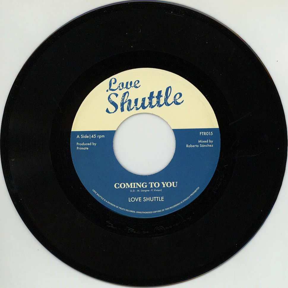 Love Shuttle - Coming To You / Gee Sugar - Lovers Boulevard