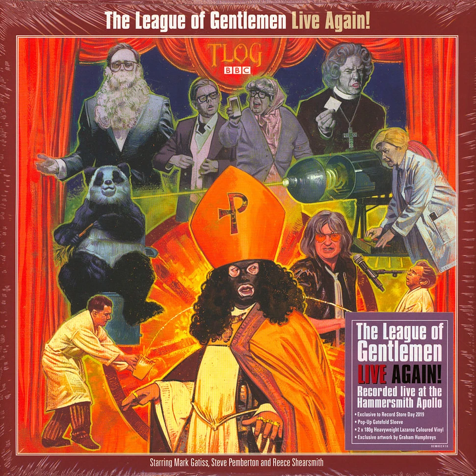 League Of Gentlemen - Live Again Colored Vinyl Record Store Day 2019 Edition