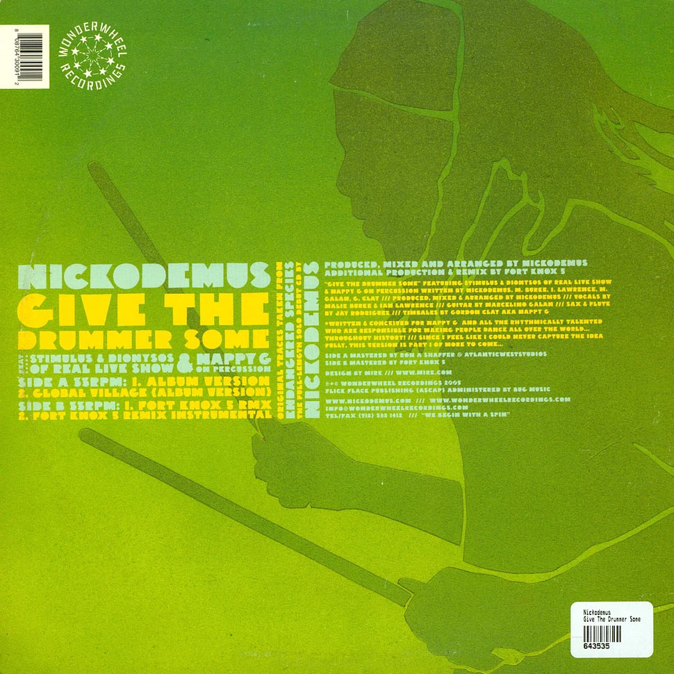 Nickodemus - Give The Drummer Some