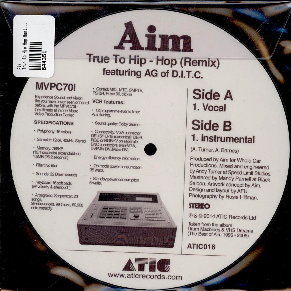 Aim Feat. AG - True To Hip Hop (Remix)