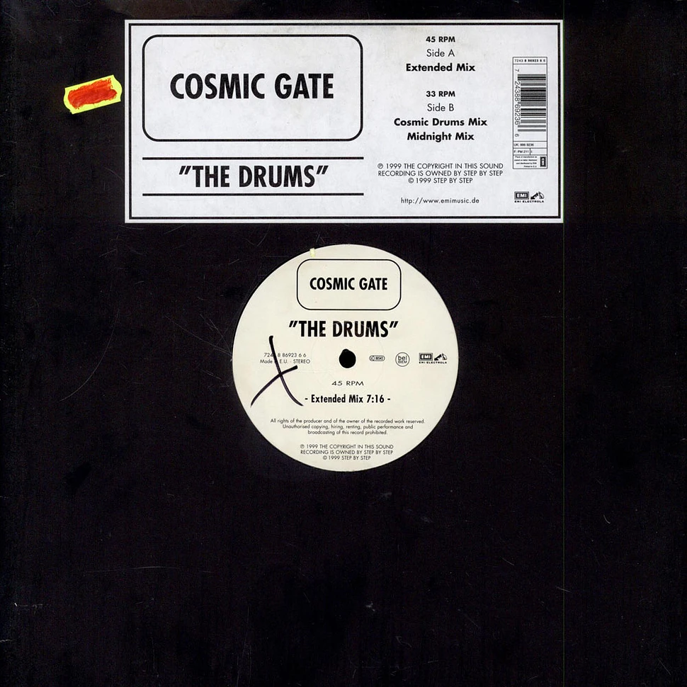 Cosmic Gate - The Drums