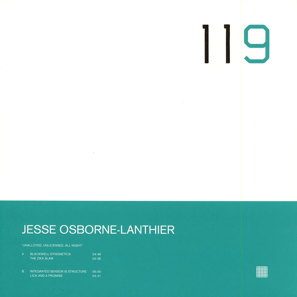 Jesse Osborne-Lanthier - Unalloyed, Unlicensed, All Night!
