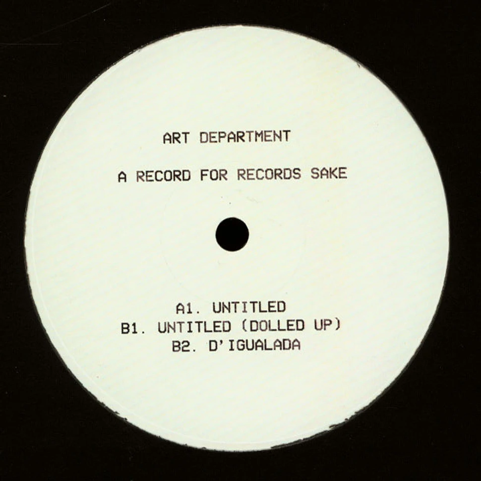 Art Department - A Record For Records Sake