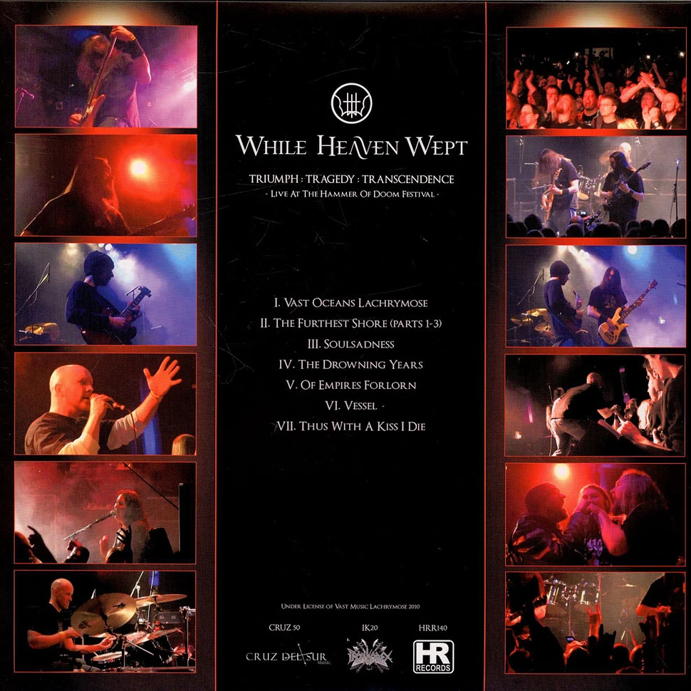 While Heaven Wept - Triumph : Tragedy : Transcendence - Live At The Hammer Of Doom Festival -