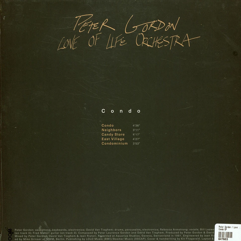 Peter Gordon & Love Of Life Orchestra - Condo