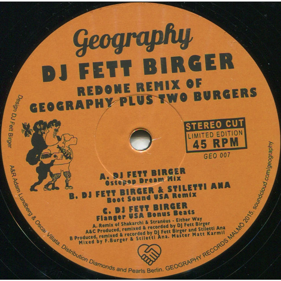 DJ Fett Burger - Redone Remix Of Geography Plus Two Burgers