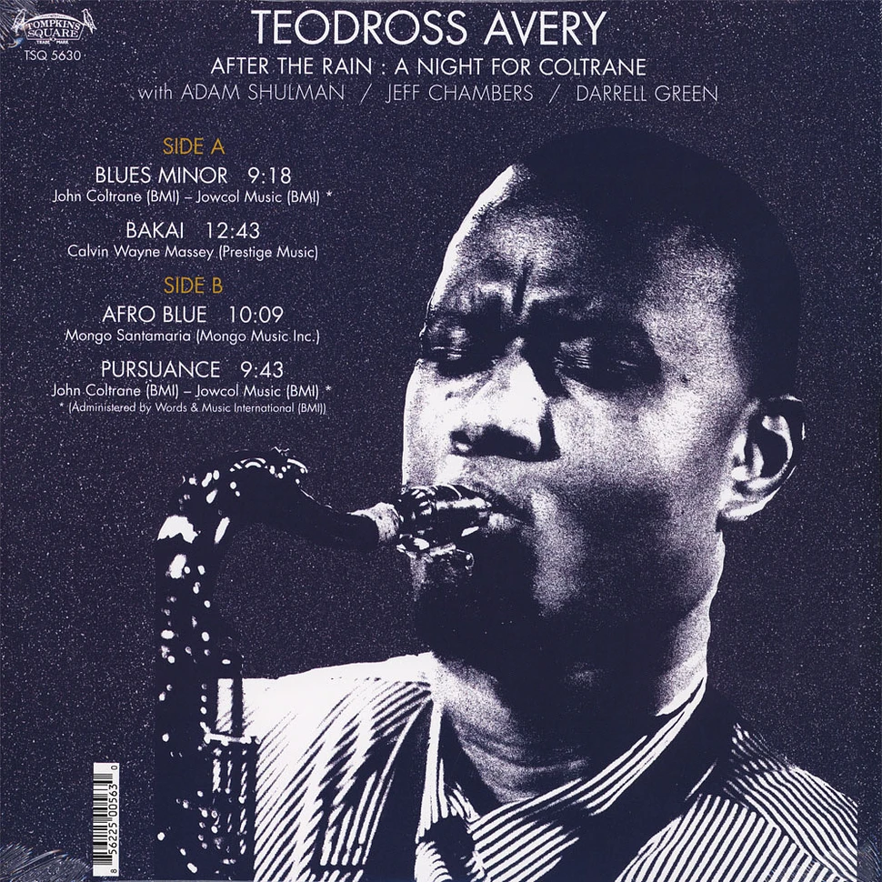Teodross Avery - After The Rain: A Night For John Coltrane