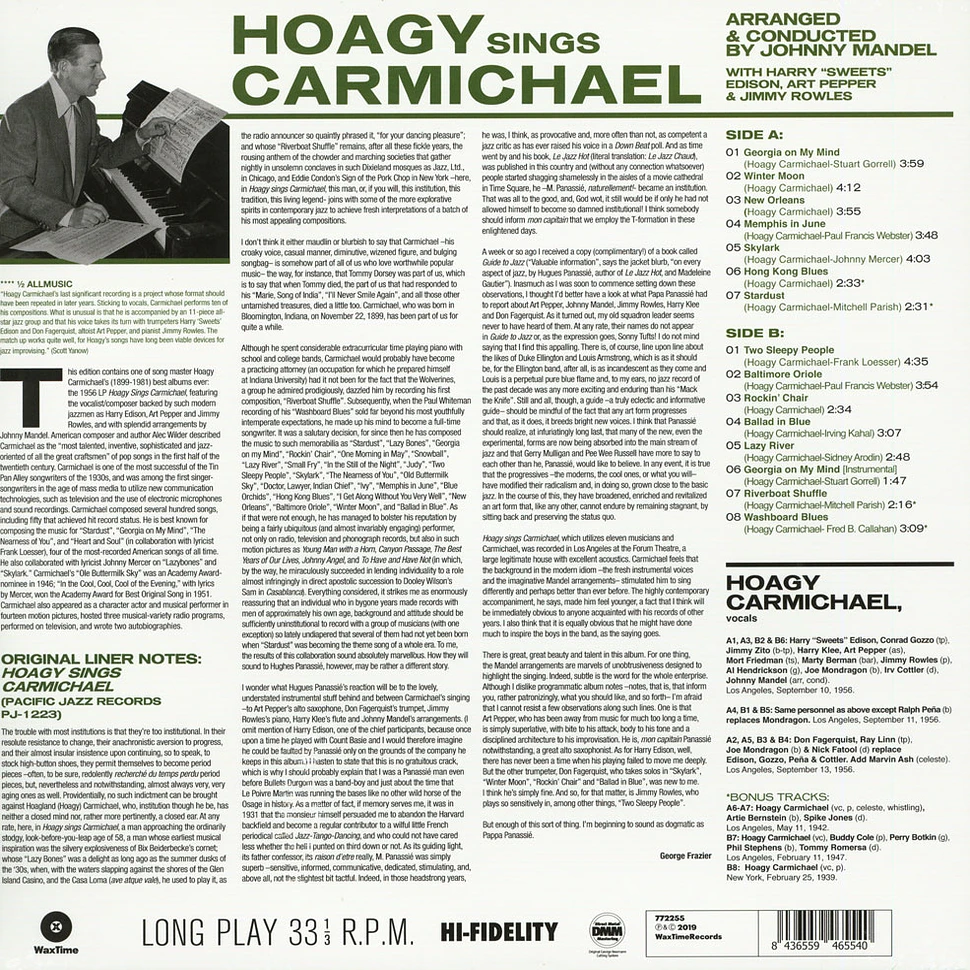 Hoagy Charmichael - Hoagy Sings Charmichael