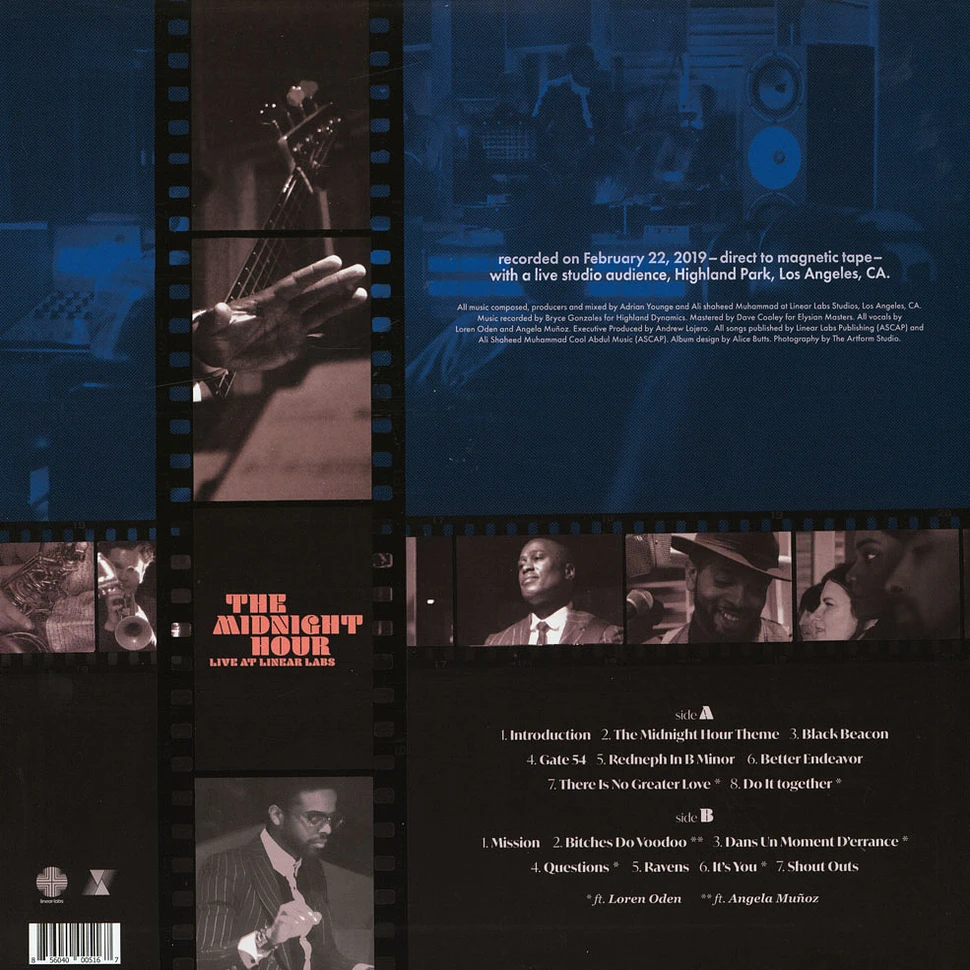 Adrian Younge & Ali Shaheed Muhammad - The Midnight Hour Live At Linear Labs