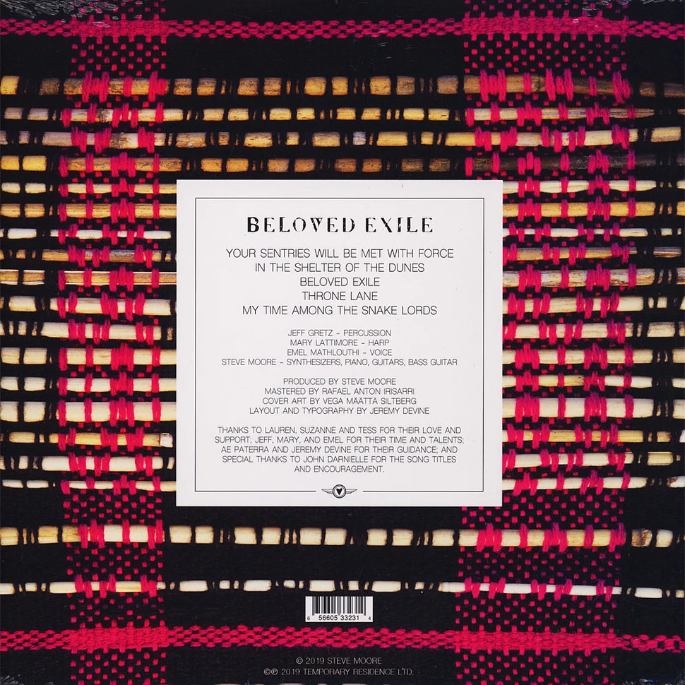 Steve Moore - Beloved Exile Black Vinyl Edition