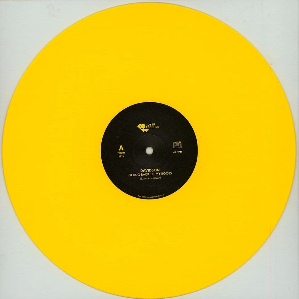 Davidson - Going Back To My Roots Yellow Vinyl Edition