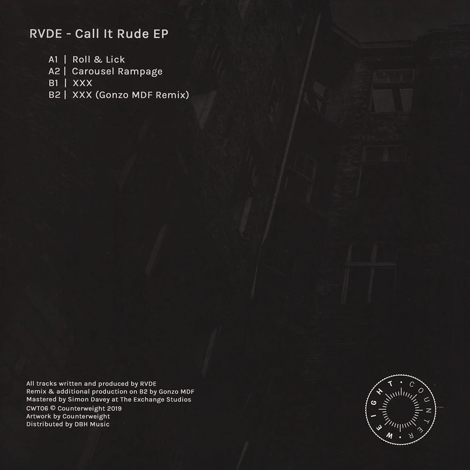 Rvde - Call It Rude EP