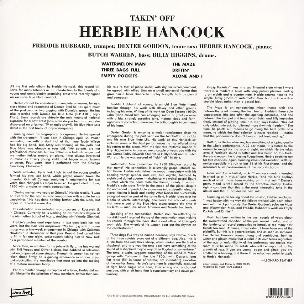 Herbie Hancock - Takin Off