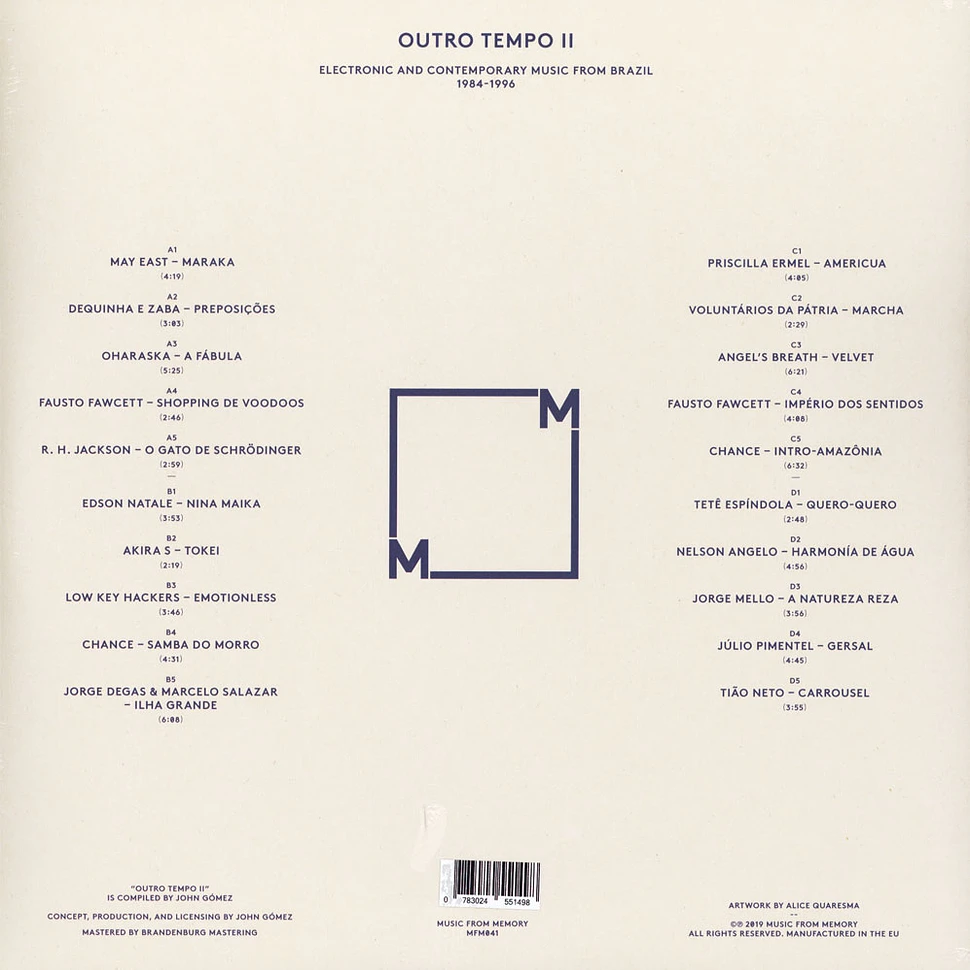 V.A. - Outro Tempo II Electronic And Contemporary Music From Brazil 1984-1996