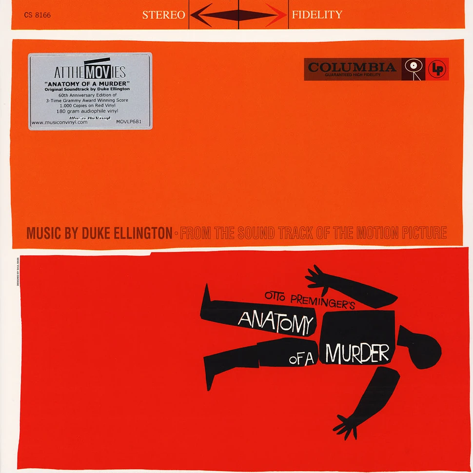 Duke Ellington - Anatomy Of A Murder Colored Vinyl Edition