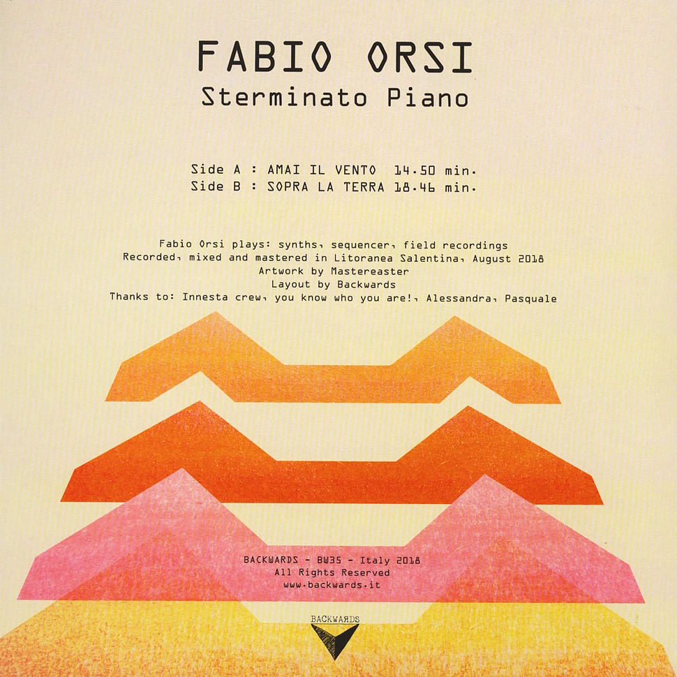 Fabio Orsi - Sterminato Piano
