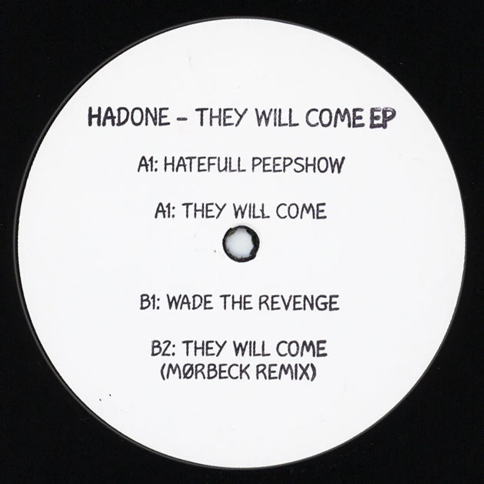 Hadone - They Will Come EP