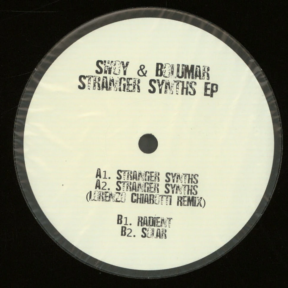 Swoy &Bolumar - Stranger Synths EP