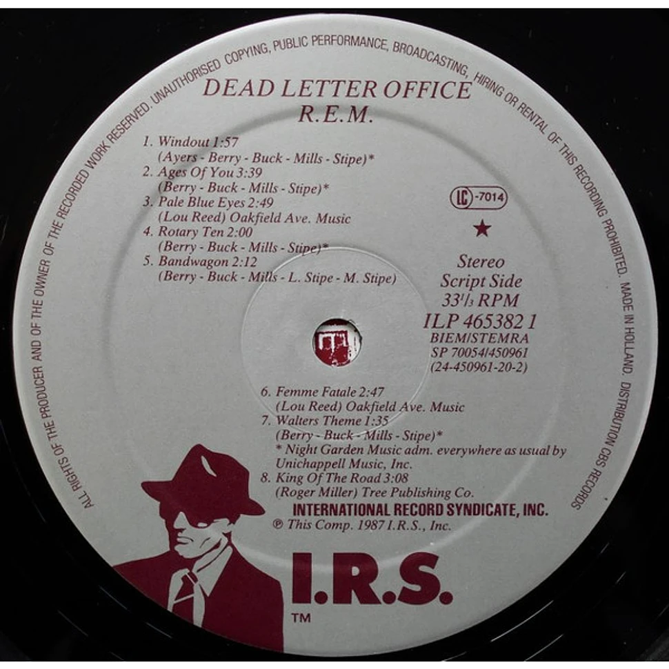 R.E.M. - Dead Letter Office / B-Sides Compiled