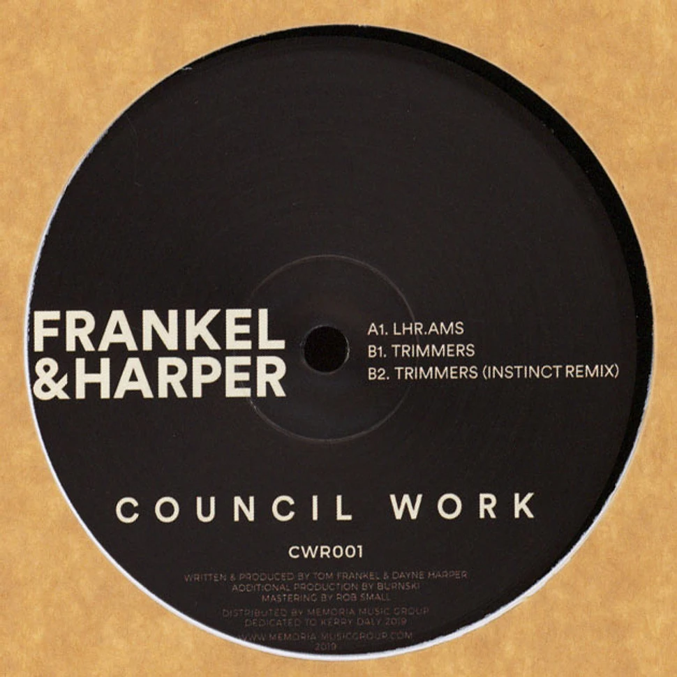 Frankel & Harper - Trimmers EP