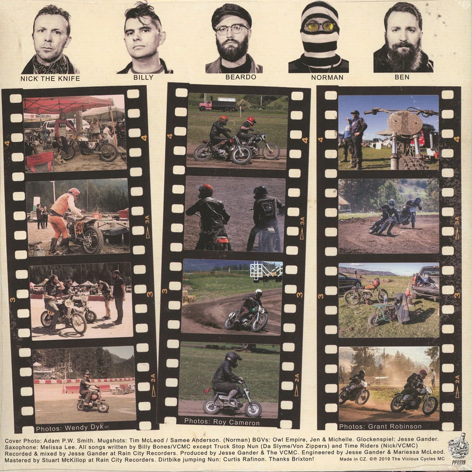 The Vicious Cycles - Motorcycho Splatter Vinyl Edition