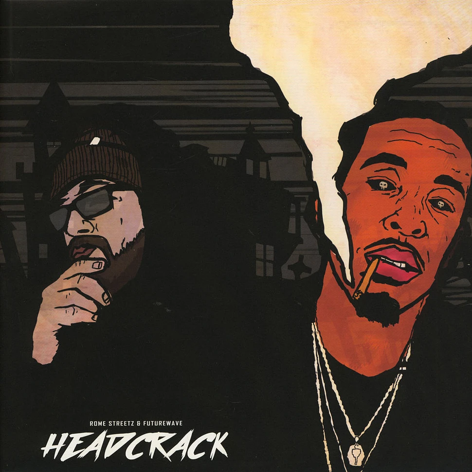 Rome Streetz & Futurewave - Headcrack Red & Black Marbled Vinyl Edition