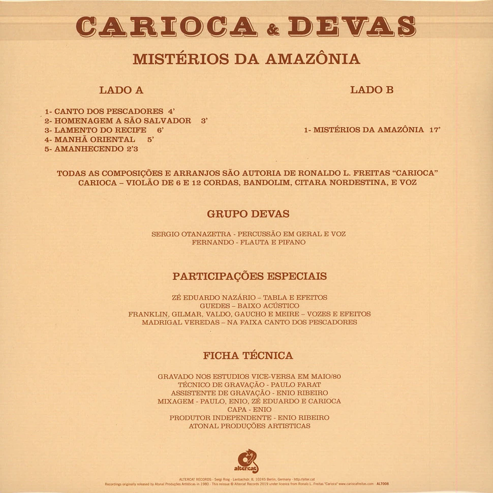 Carioca & Devas - Misterios Da Amazonia