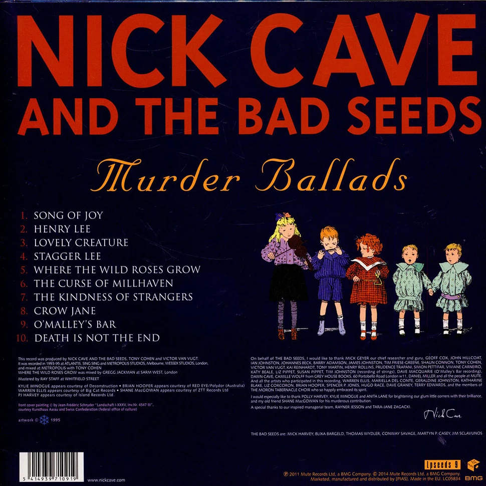 Nick Cave & The Bad Seeds - Murder Ballads