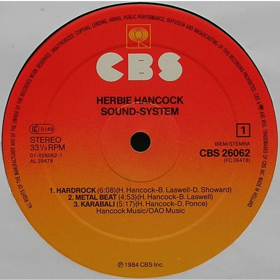 Herbie Hancock - Sound-System