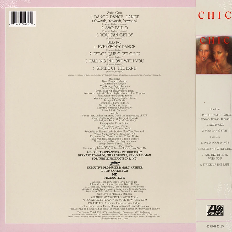 Chic - Chic 2018 Remastered Vinyl Edition