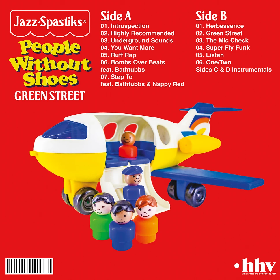 Jazz Spastiks & People Without Shoes - Green Street Deluxe Colored Vinyl Edition