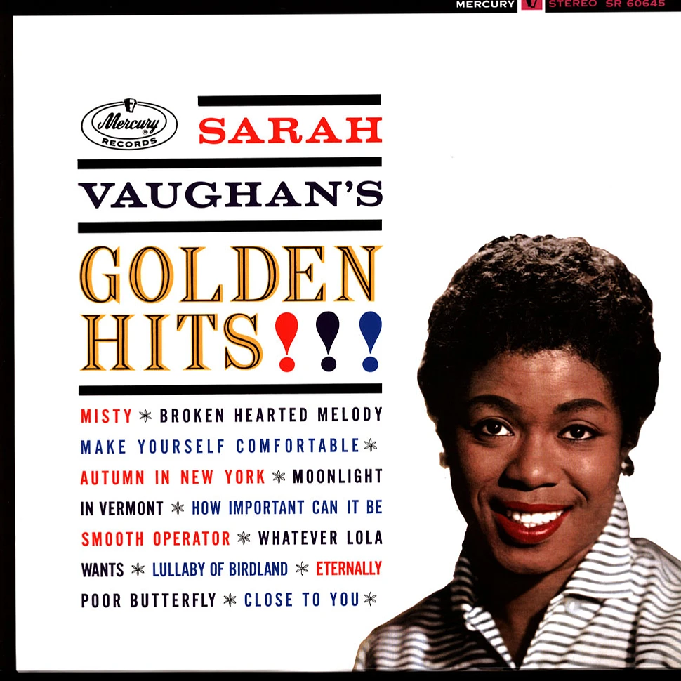 Sarah Vaughan - Golden Hits Limited Gold Vinyl Edition