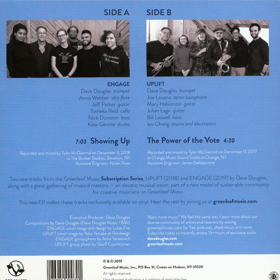Dave Douglas - Showing Up / The Power Of The Vote
