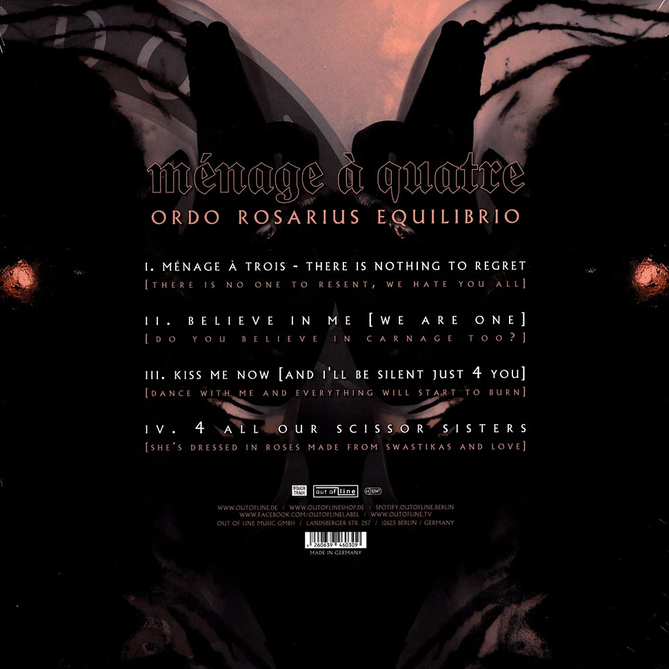 Ordo Rosarius Equilibrio - Menage A Quatre EP