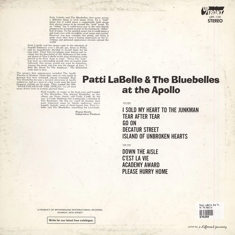 Patti LaBelle And The Bluebells - At The Apollo
