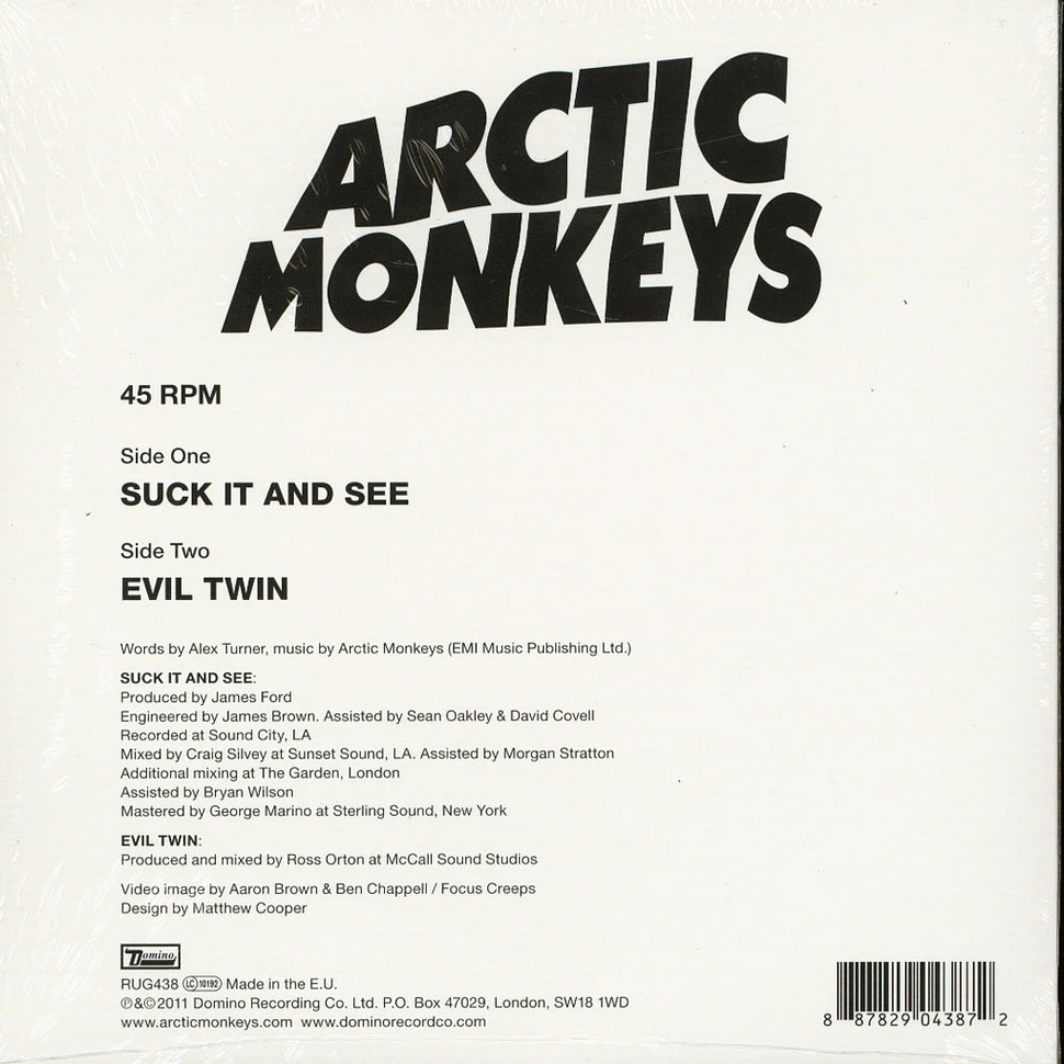 Arctic Monkeys - Suck It And See