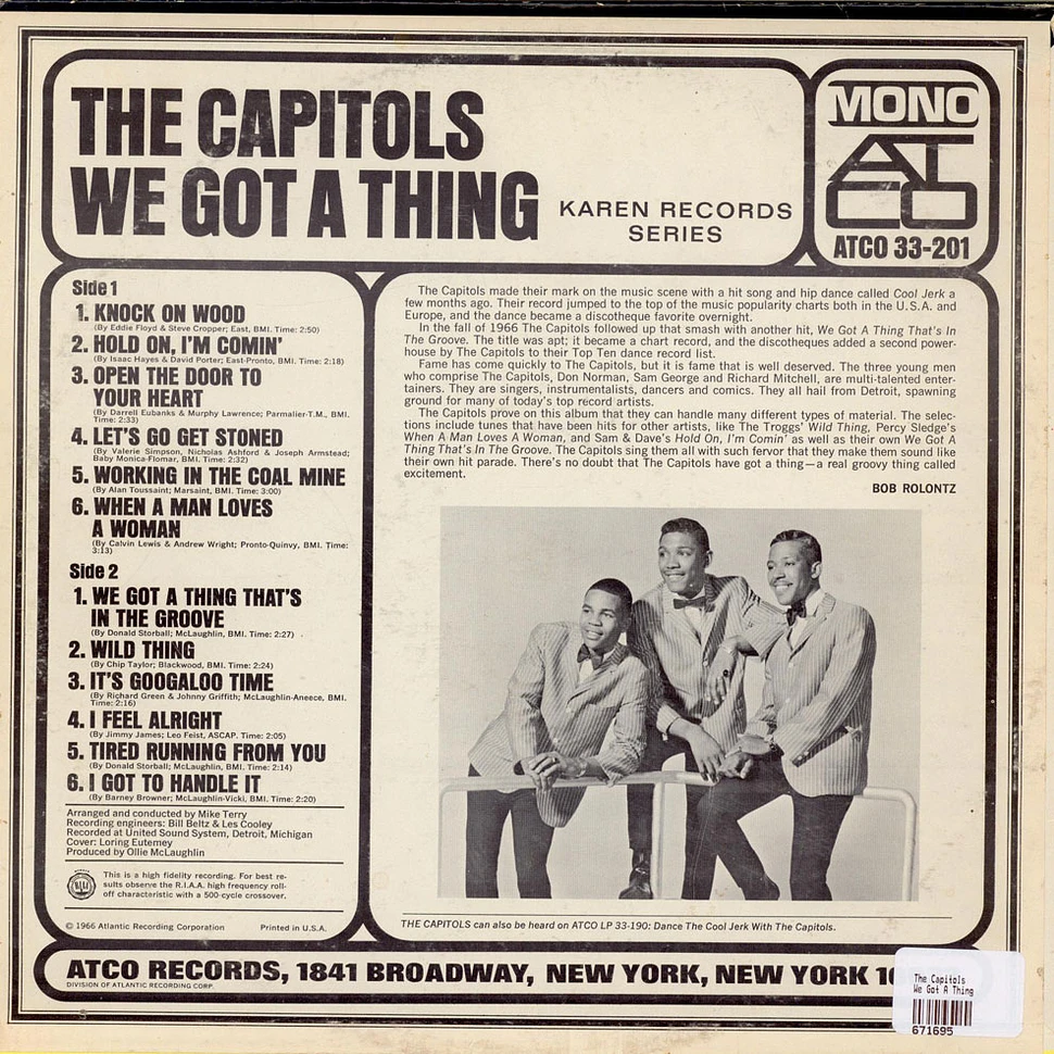 The Capitols - We Got A Thing