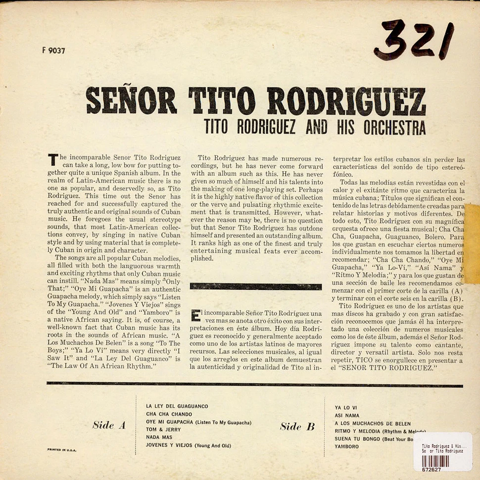 Tito Rodriguez & His Orchestra - Señor Tito Rodriguez
