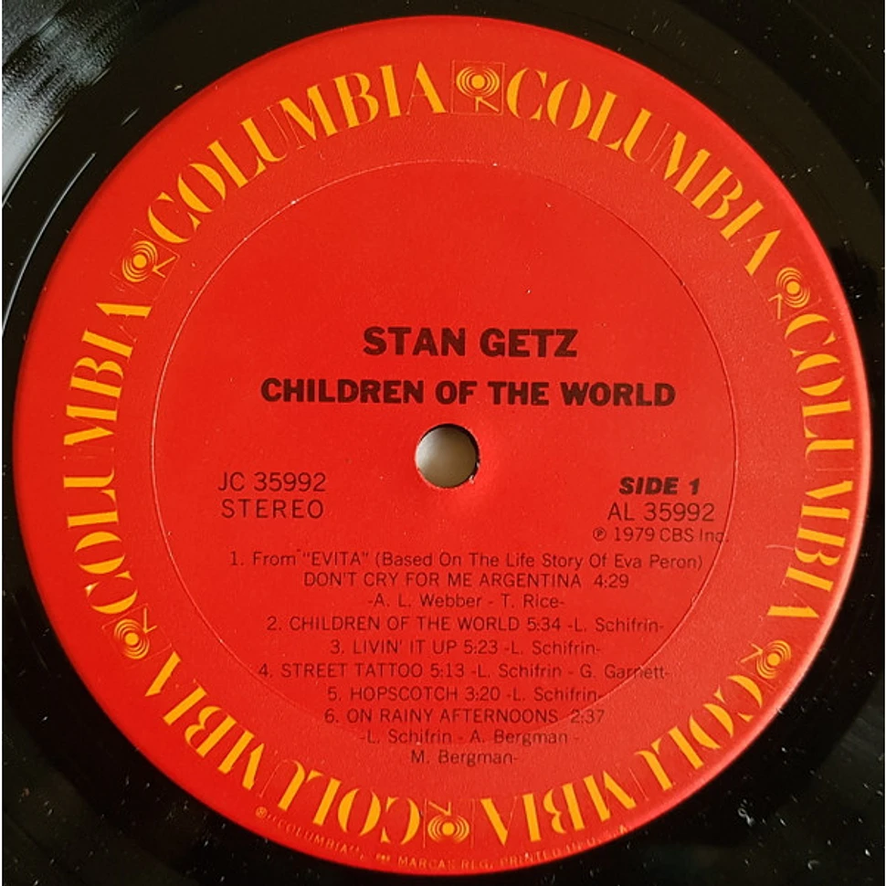 Stan Getz - Children Of The World