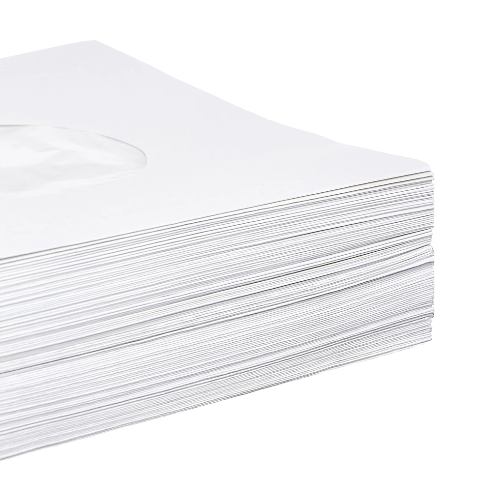 50x 7" Record Inner Sleeves - Innenhüllen (antistatisch / weiß 80 g/m²)