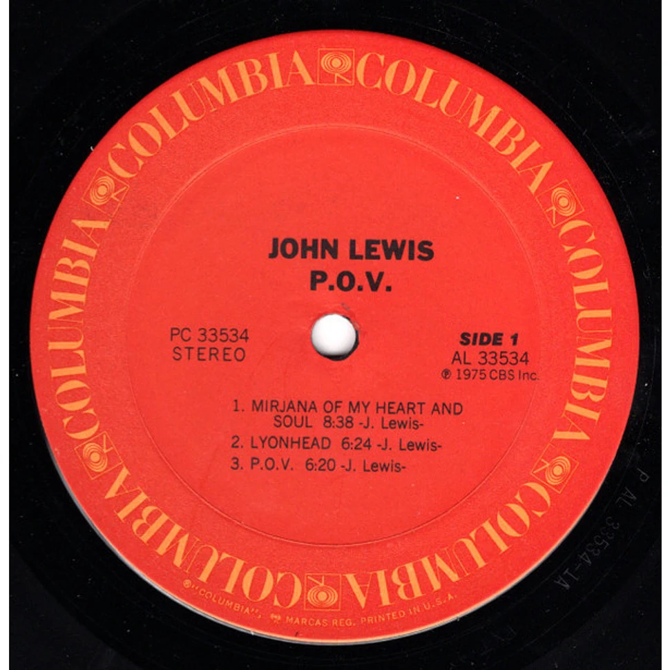 John Lewis - P.O.V.